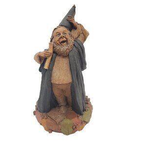 T. Clarke Gairn Gnome GRAD 1990 #68 Graduation Gnome Sculpture 8.5" Figurine VTG